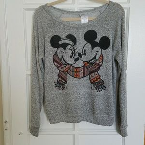 Disney Mickey & Minnie graphic sweater